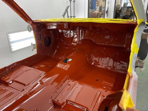 1969 Mustang Red Oxide Paint